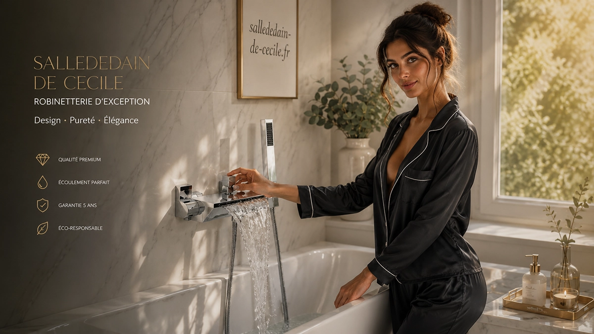Mitigeur de bain mural chrome Lorent